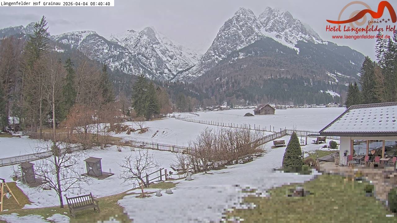 Archiv Foto Webcam Zugspitzdorf Grainau: Längenfelder Hof