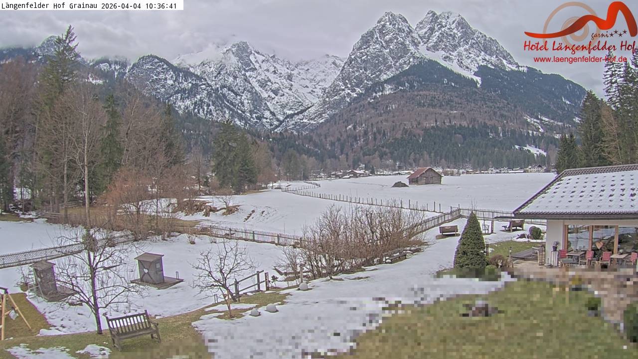 Archiv Foto Webcam Zugspitzdorf Grainau: Längenfelder Hof