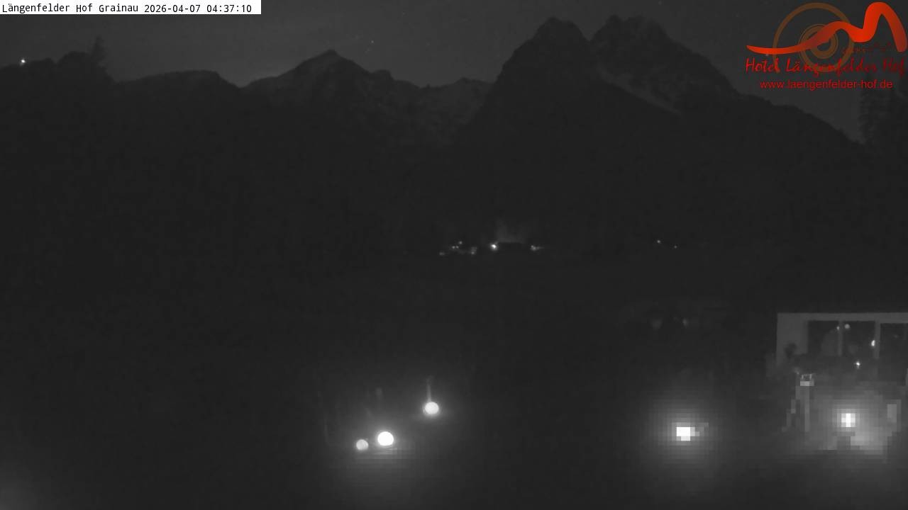 Archived image Grainau - Webcam Hotel Längenfelder Hof