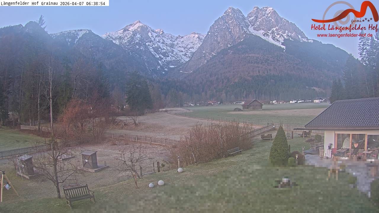 Archiv Foto Webcam Zugspitzdorf Grainau: Längenfelder Hof