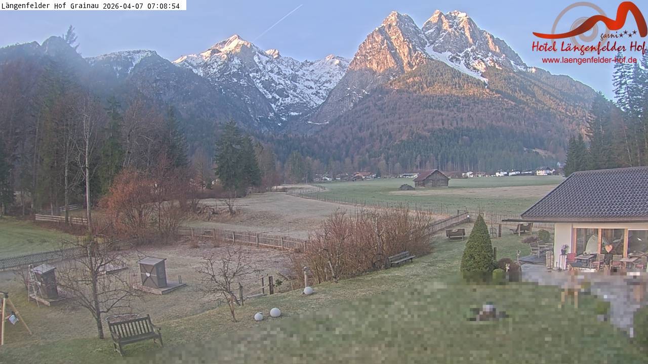 Archiv Foto Webcam Zugspitzdorf Grainau: Längenfelder Hof