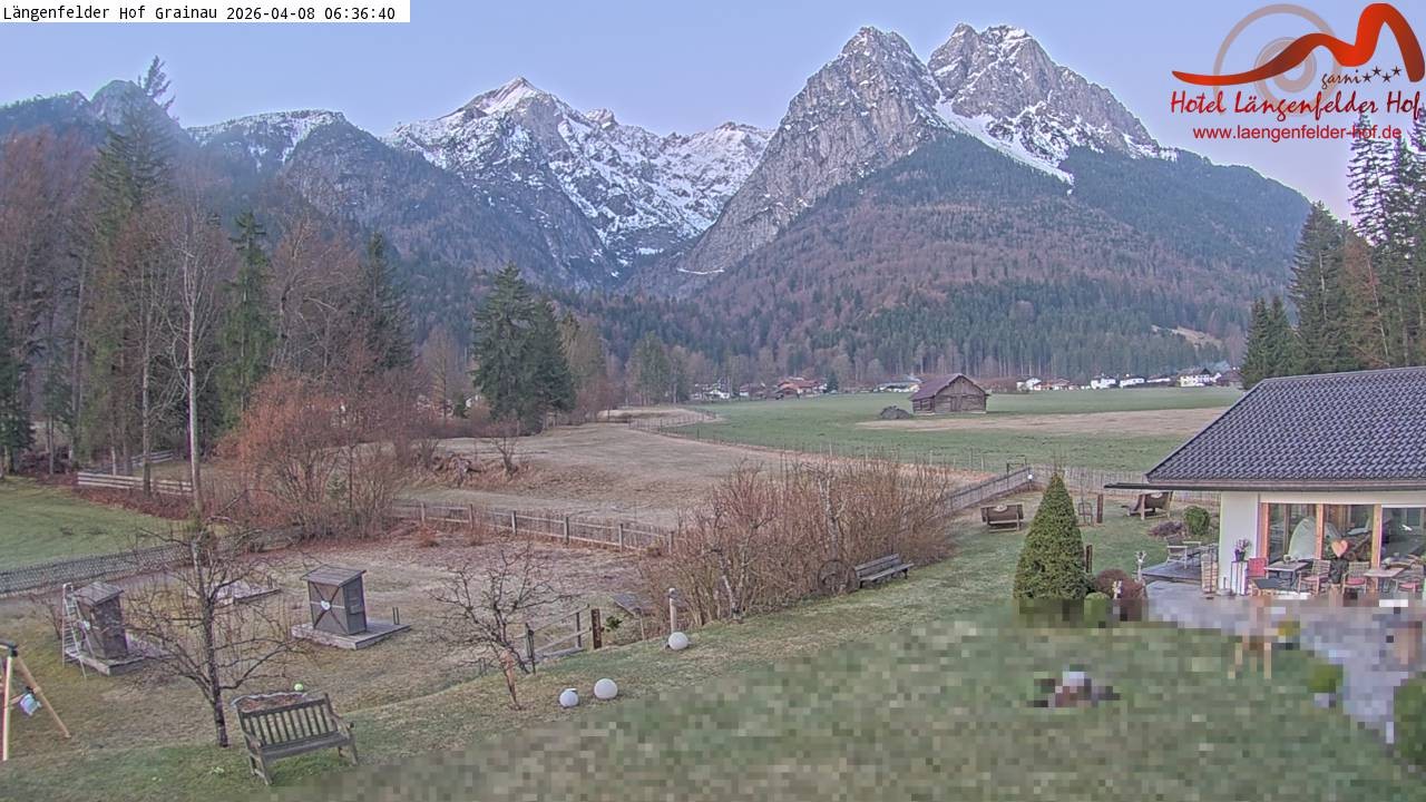 Archiv Foto Webcam Zugspitzdorf Grainau: Längenfelder Hof