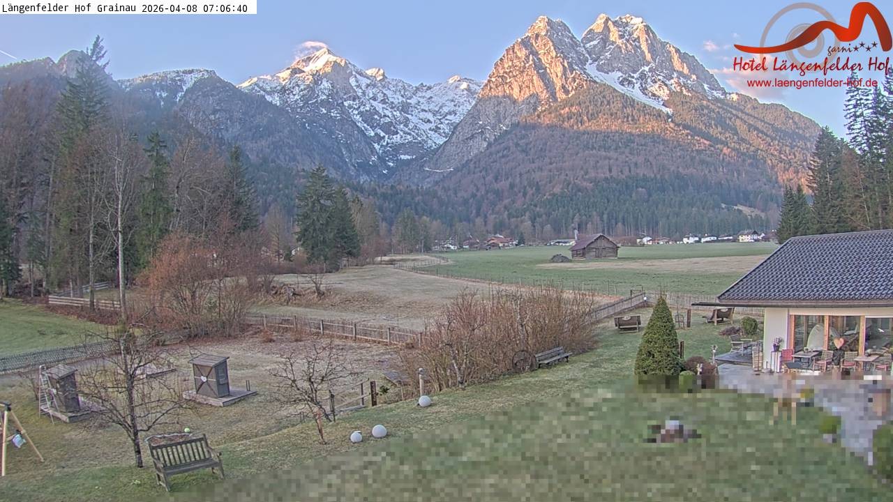 Archiv Foto Webcam Zugspitzdorf Grainau: Längenfelder Hof