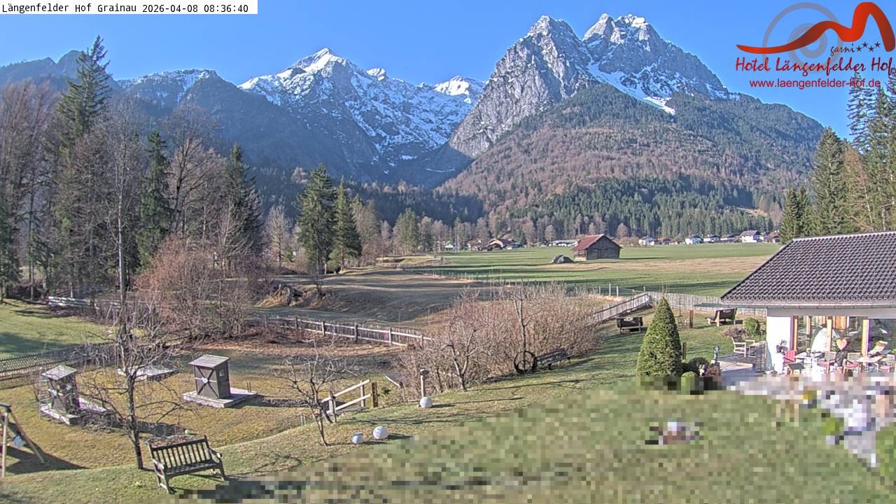 Archiv Foto Webcam Zugspitzdorf Grainau: Längenfelder Hof