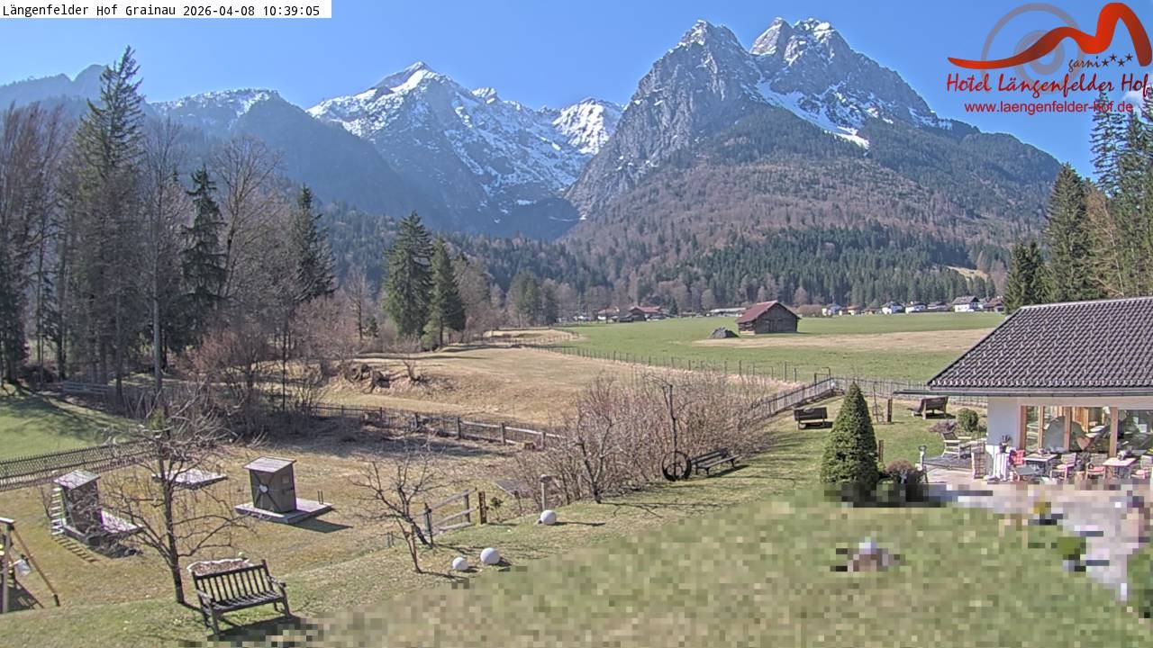 Archiv Foto Webcam Zugspitzdorf Grainau: Längenfelder Hof