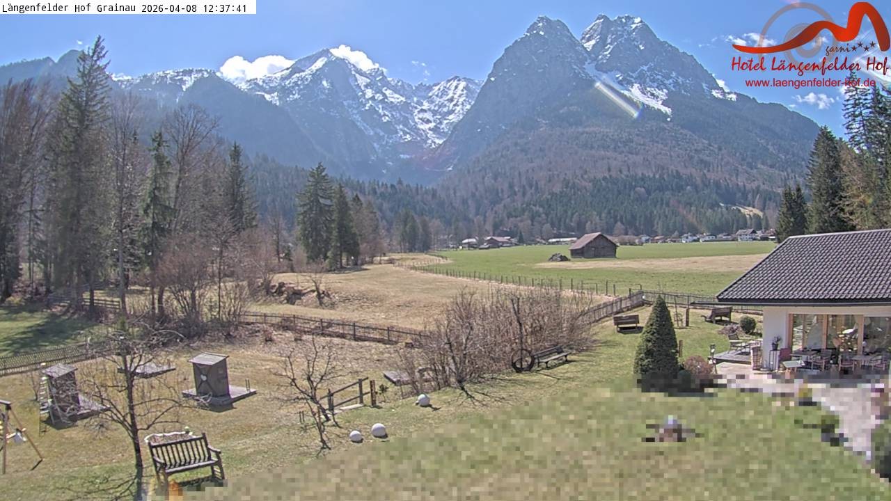 Archiv Foto Webcam Zugspitzdorf Grainau: Längenfelder Hof