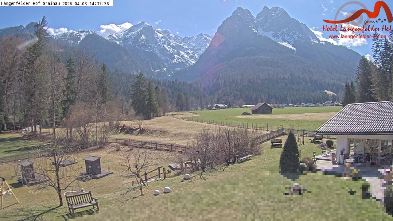 Archiv Foto Webcam Zugspitzdorf Grainau: Längenfelder Hof