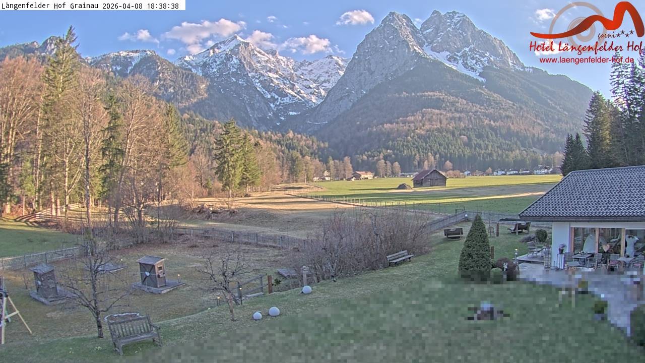 Archiv Foto Webcam Zugspitzdorf Grainau: Längenfelder Hof