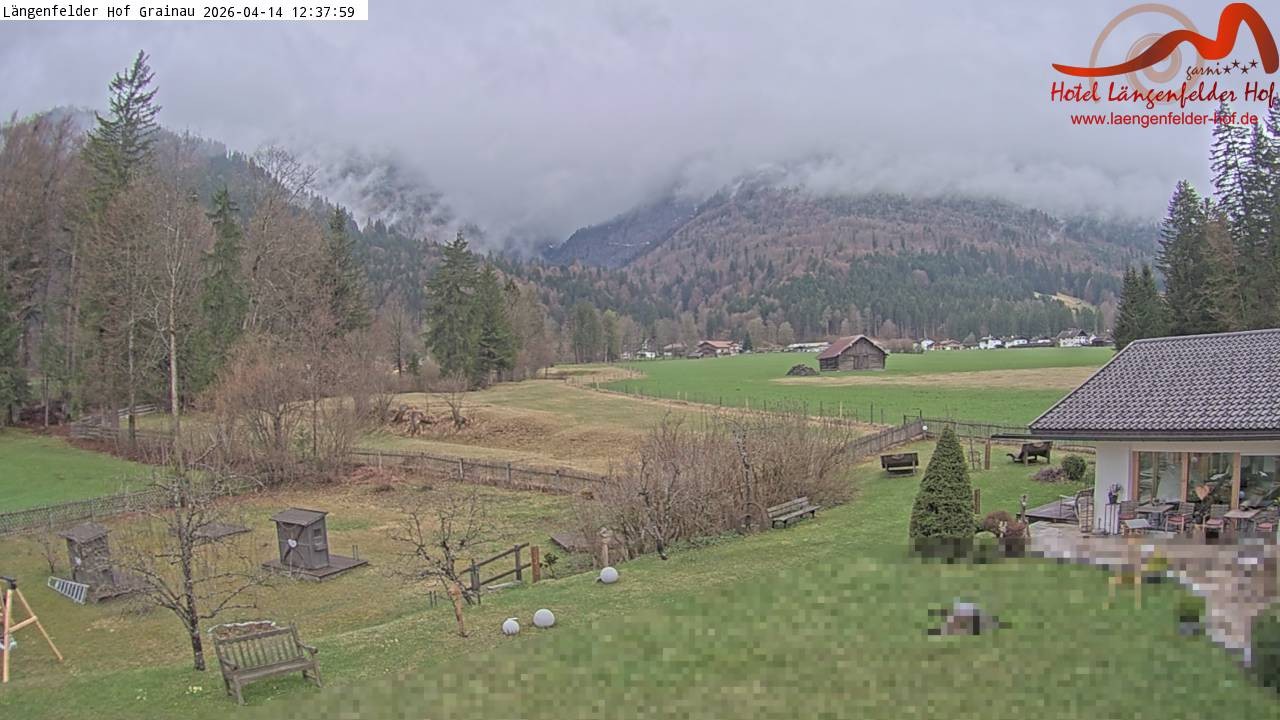 Archiv Foto Webcam Zugspitzdorf Grainau: Längenfelder Hof