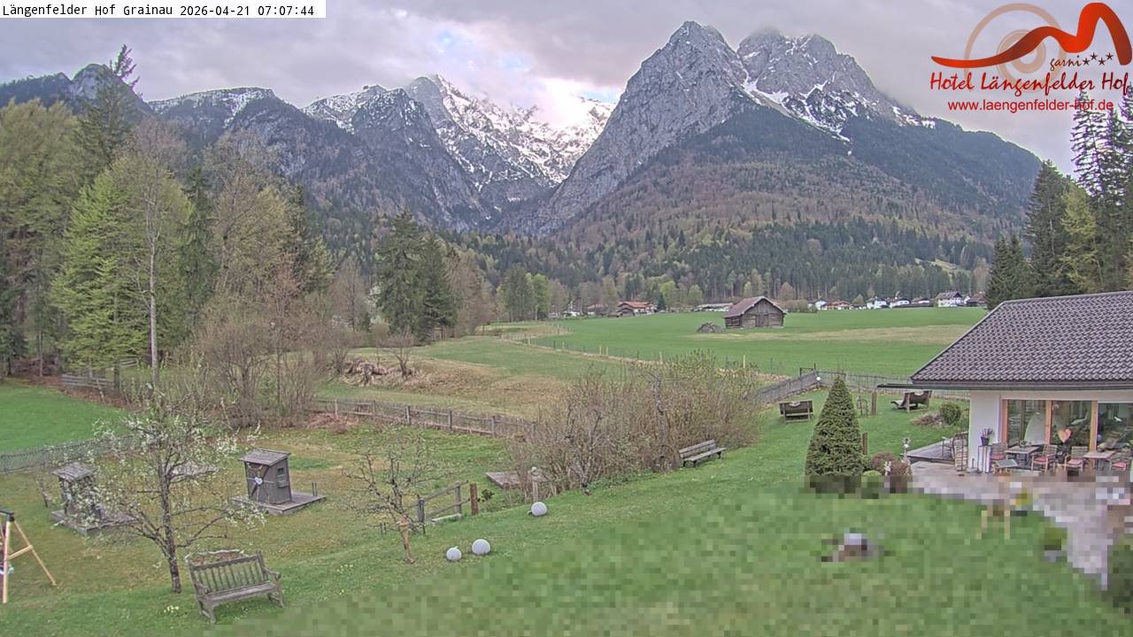Archiv Foto Webcam Zugspitzdorf Grainau: Längenfelder Hof
