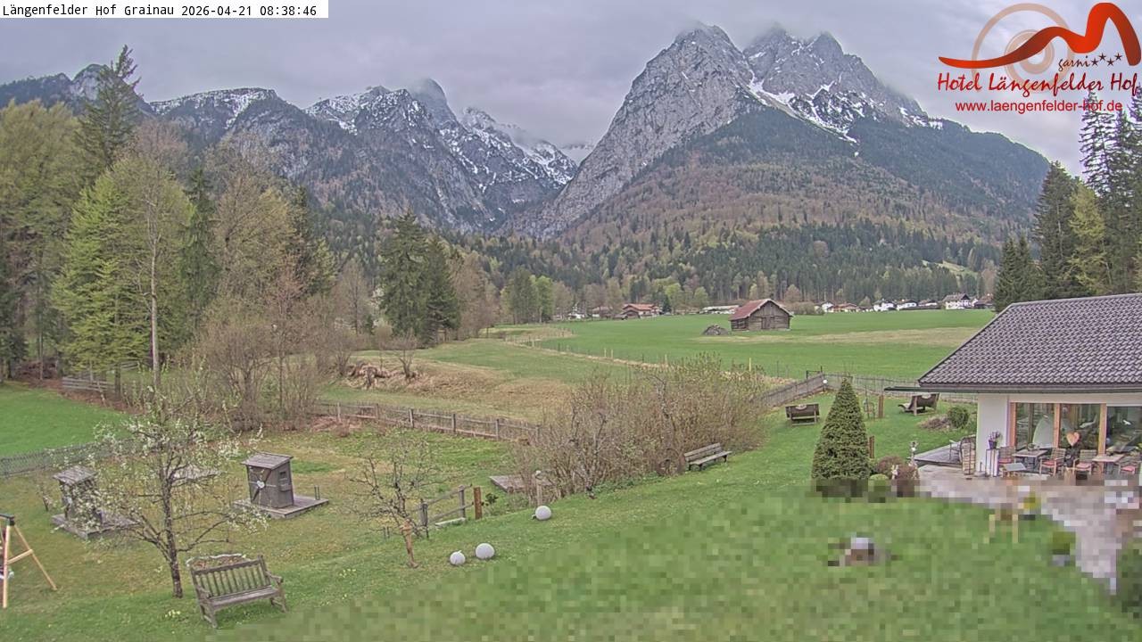 Archiv Foto Webcam Zugspitzdorf Grainau: Längenfelder Hof