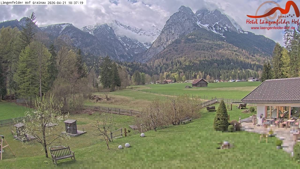 Archiv Foto Webcam Zugspitzdorf Grainau: Längenfelder Hof
