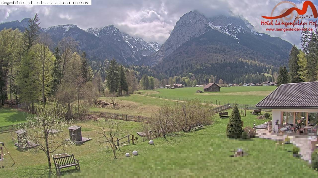Archiv Foto Webcam Zugspitzdorf Grainau: Längenfelder Hof