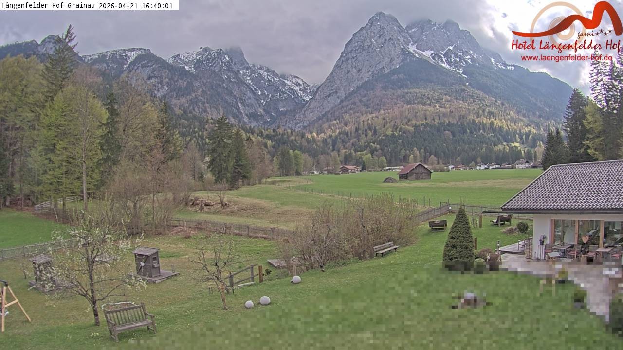 Archiv Foto Webcam Zugspitzdorf Grainau: Längenfelder Hof