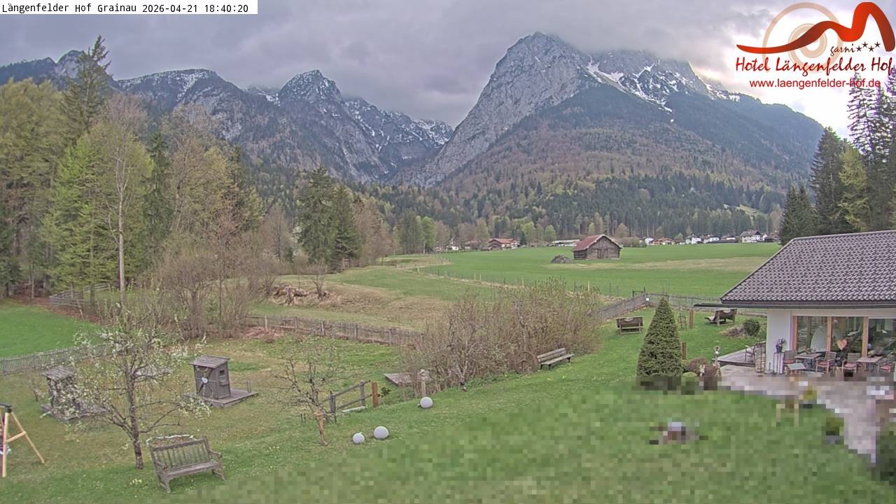Archiv Foto Webcam Zugspitzdorf Grainau: Längenfelder Hof