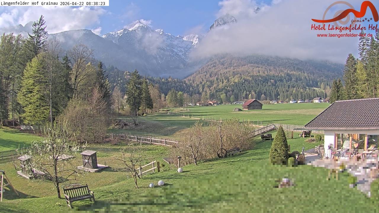 Archiv Foto Webcam Zugspitzdorf Grainau: Längenfelder Hof