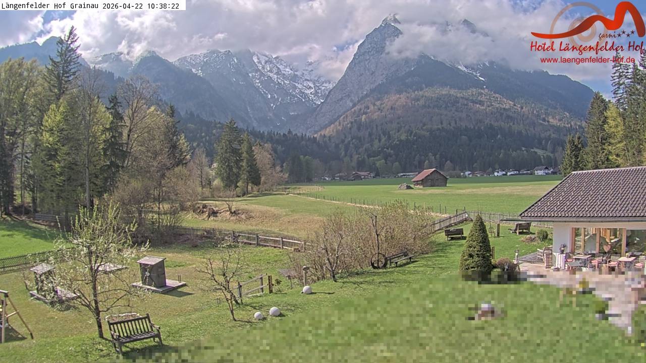 Archiv Foto Webcam Zugspitzdorf Grainau: Längenfelder Hof