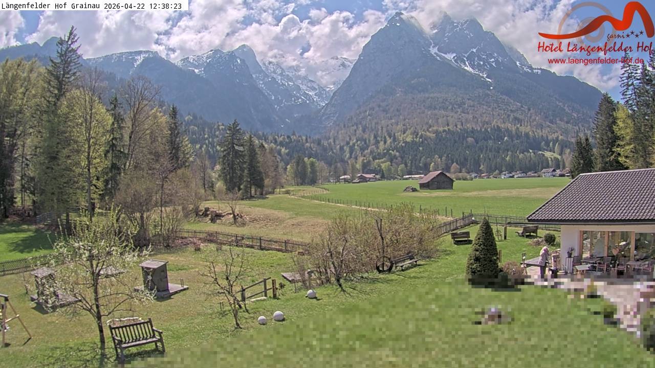Archiv Foto Webcam Zugspitzdorf Grainau: Längenfelder Hof