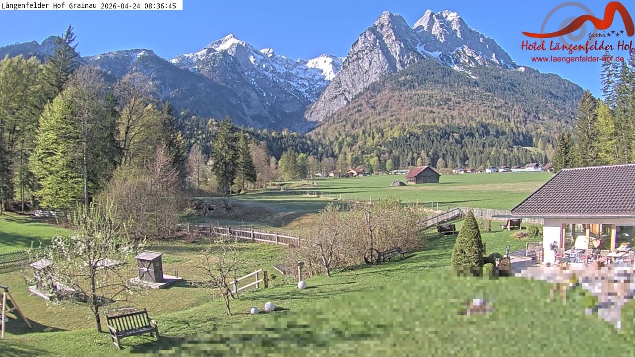 Archiv Foto Webcam Zugspitzdorf Grainau: Längenfelder Hof