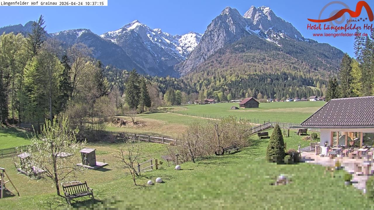 Archiv Foto Webcam Zugspitzdorf Grainau: Längenfelder Hof