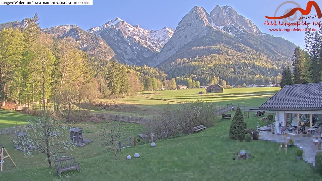 Archiv Foto Webcam Zugspitzdorf Grainau: Längenfelder Hof