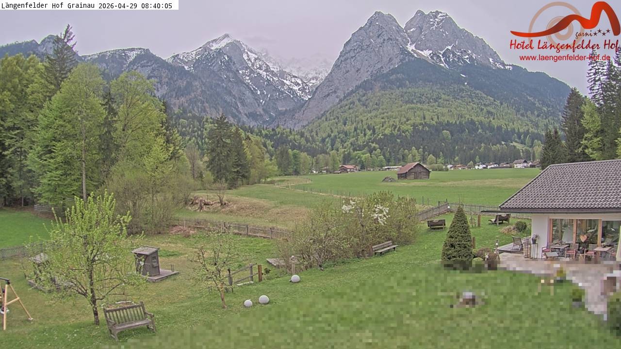 Archiv Foto Webcam Zugspitzdorf Grainau: Längenfelder Hof