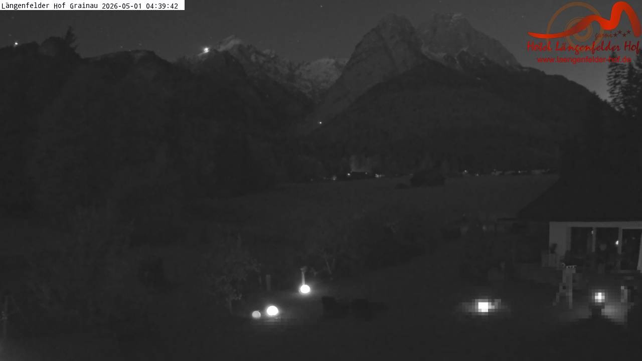 Archived image Grainau - Webcam Hotel Längenfelder Hof