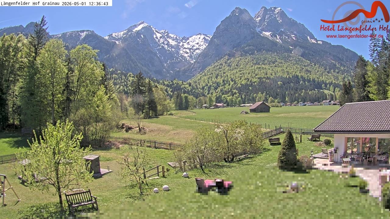 Archiv Foto Webcam Zugspitzdorf Grainau: Längenfelder Hof