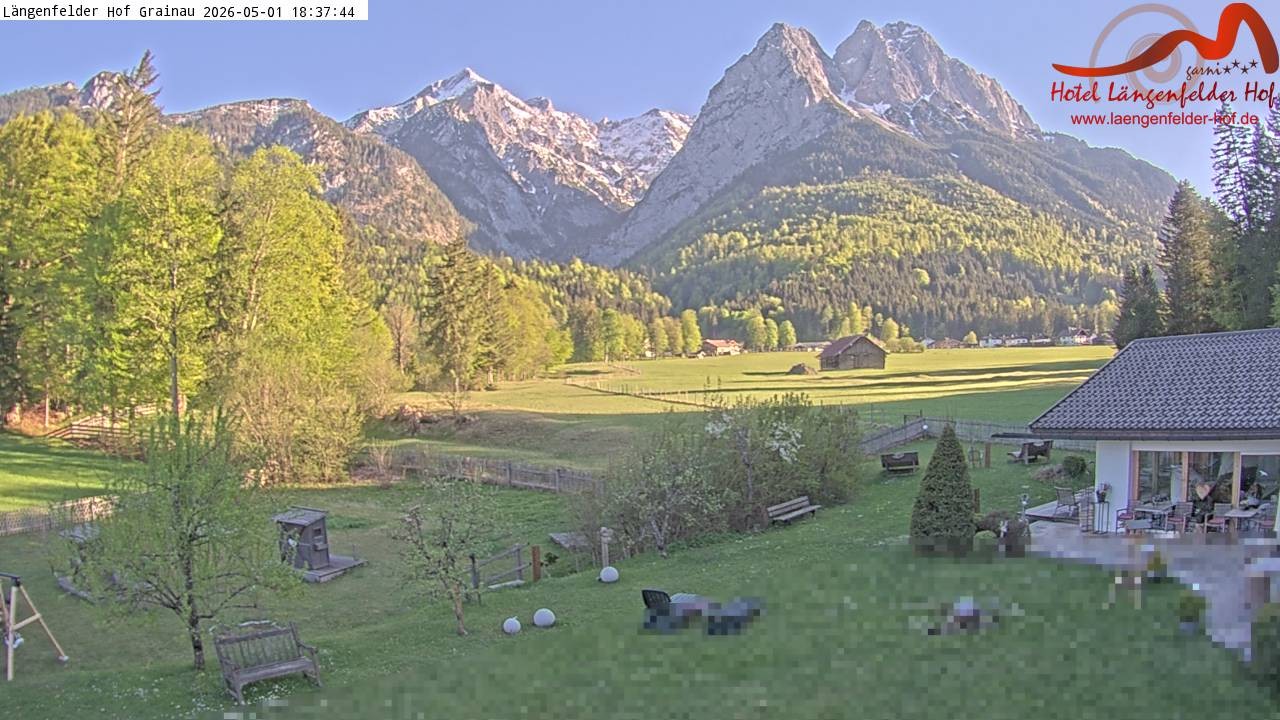 Archiv Foto Webcam Zugspitzdorf Grainau: Längenfelder Hof