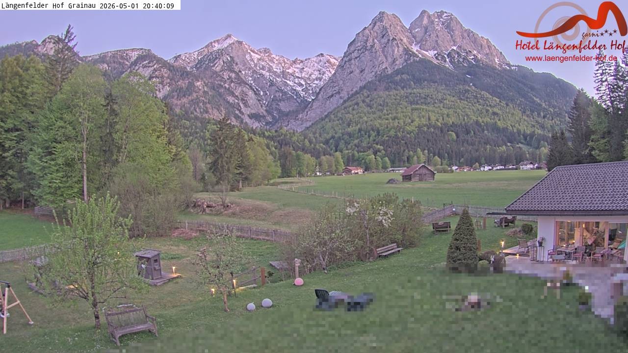 Archiv Foto Webcam Zugspitzdorf Grainau: Längenfelder Hof