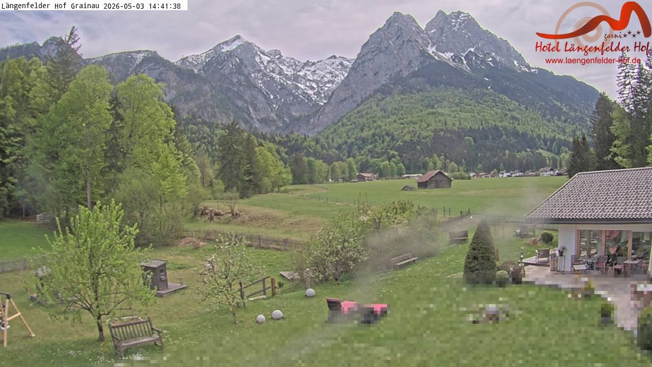 Archiv Foto Webcam Zugspitzdorf Grainau: Längenfelder Hof