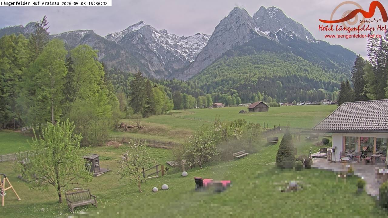 Archiv Foto Webcam Zugspitzdorf Grainau: Längenfelder Hof