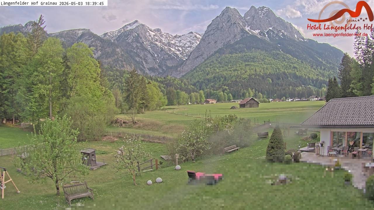 Archiv Foto Webcam Zugspitzdorf Grainau: Längenfelder Hof