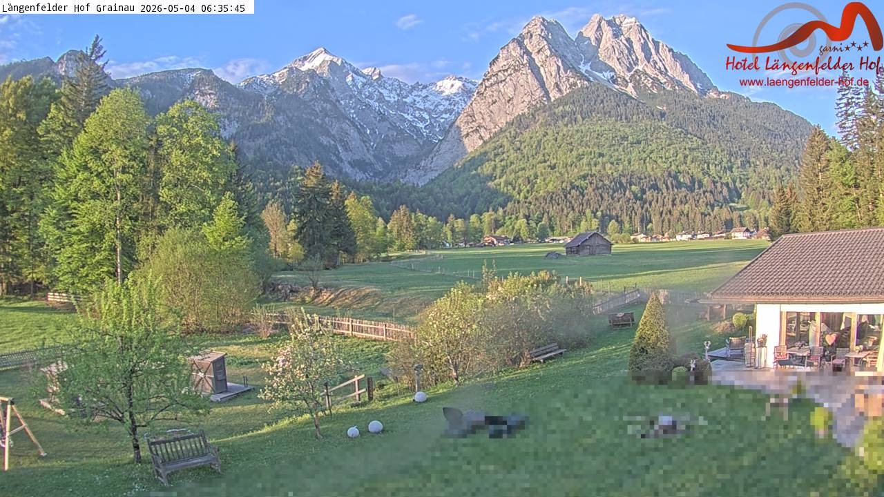 Archiv Foto Webcam Zugspitzdorf Grainau: Längenfelder Hof