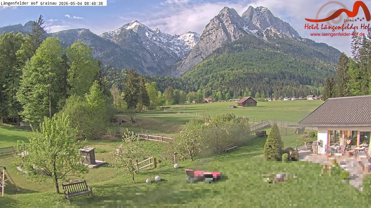 Archiv Foto Webcam Zugspitzdorf Grainau: Längenfelder Hof