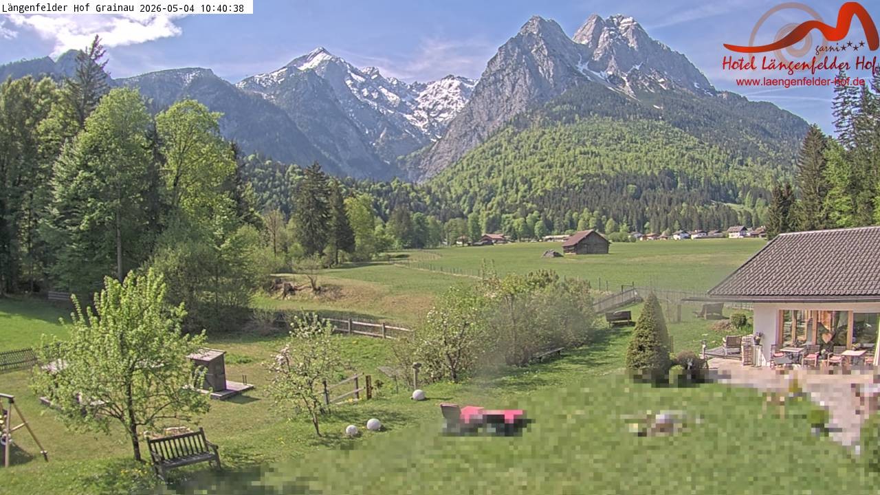 Archiv Foto Webcam Zugspitzdorf Grainau: Längenfelder Hof