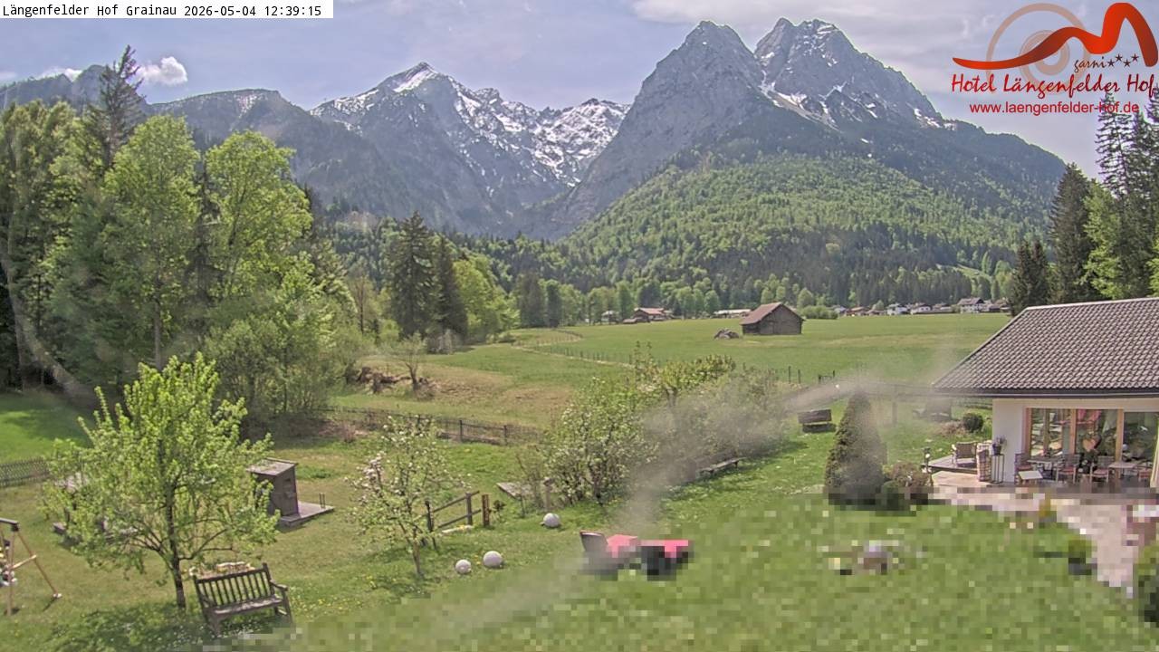Archiv Foto Webcam Zugspitzdorf Grainau: Längenfelder Hof