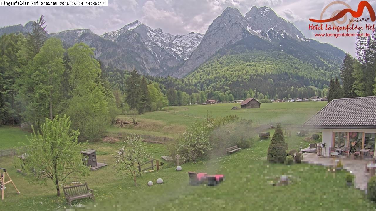 Archiv Foto Webcam Zugspitzdorf Grainau: Längenfelder Hof