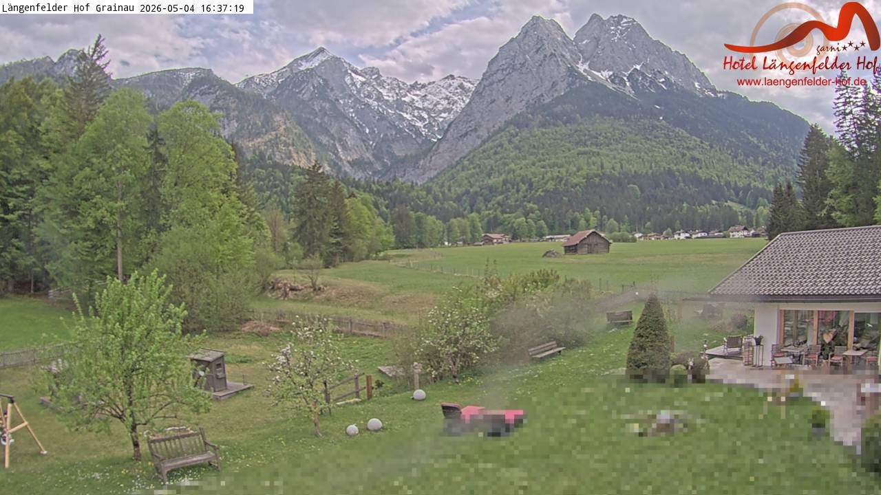 Archiv Foto Webcam Zugspitzdorf Grainau: Längenfelder Hof