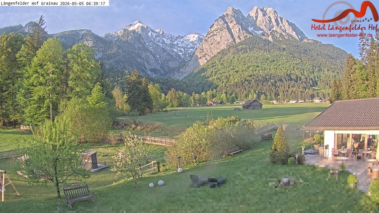 Archiv Foto Webcam Zugspitzdorf Grainau: Längenfelder Hof