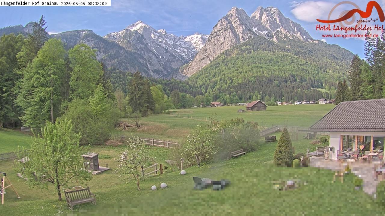 Archiv Foto Webcam Zugspitzdorf Grainau: Längenfelder Hof