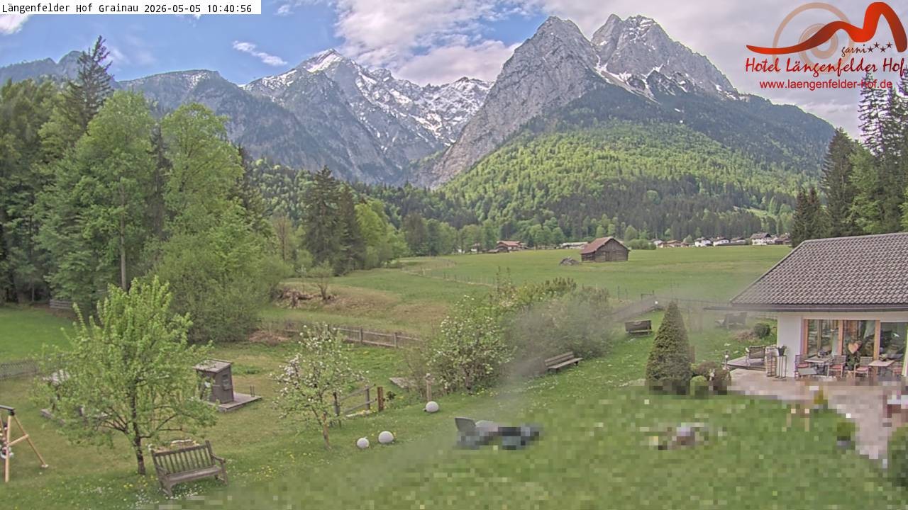 Archiv Foto Webcam Zugspitzdorf Grainau: Längenfelder Hof