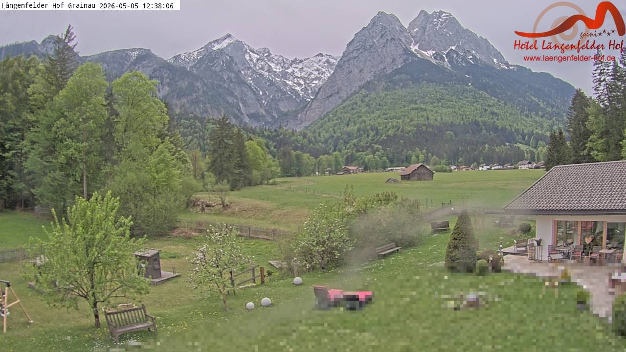Archiv Foto Webcam Zugspitzdorf Grainau: Längenfelder Hof