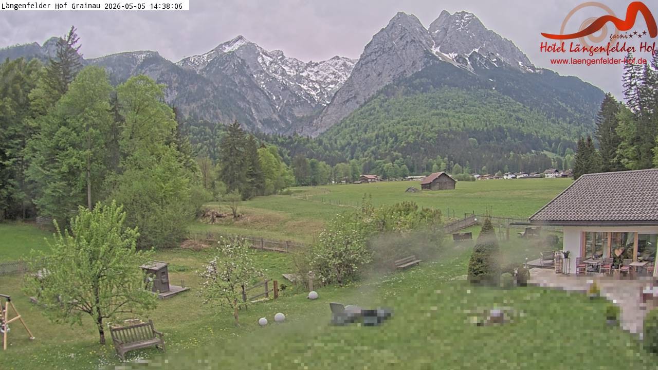 Archiv Foto Webcam Zugspitzdorf Grainau: Längenfelder Hof