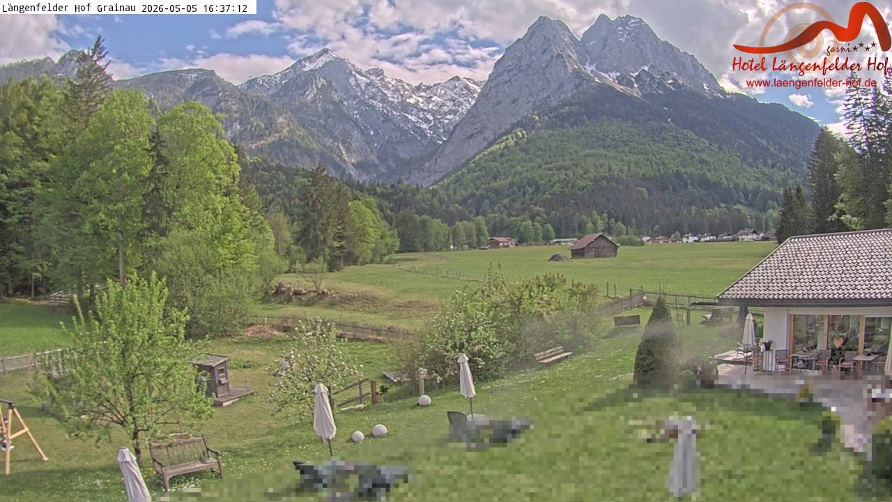 Archiv Foto Webcam Zugspitzdorf Grainau: Längenfelder Hof