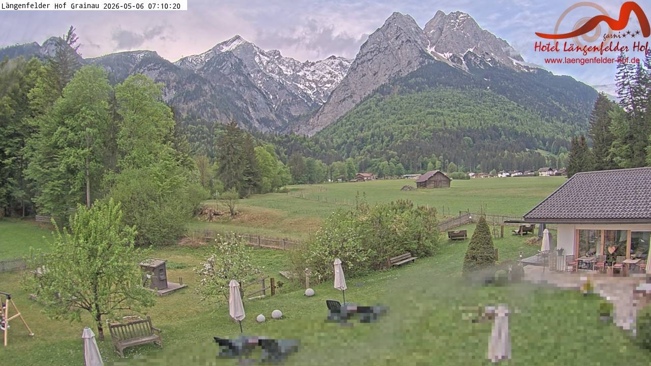 Archiv Foto Webcam Zugspitzdorf Grainau: Längenfelder Hof