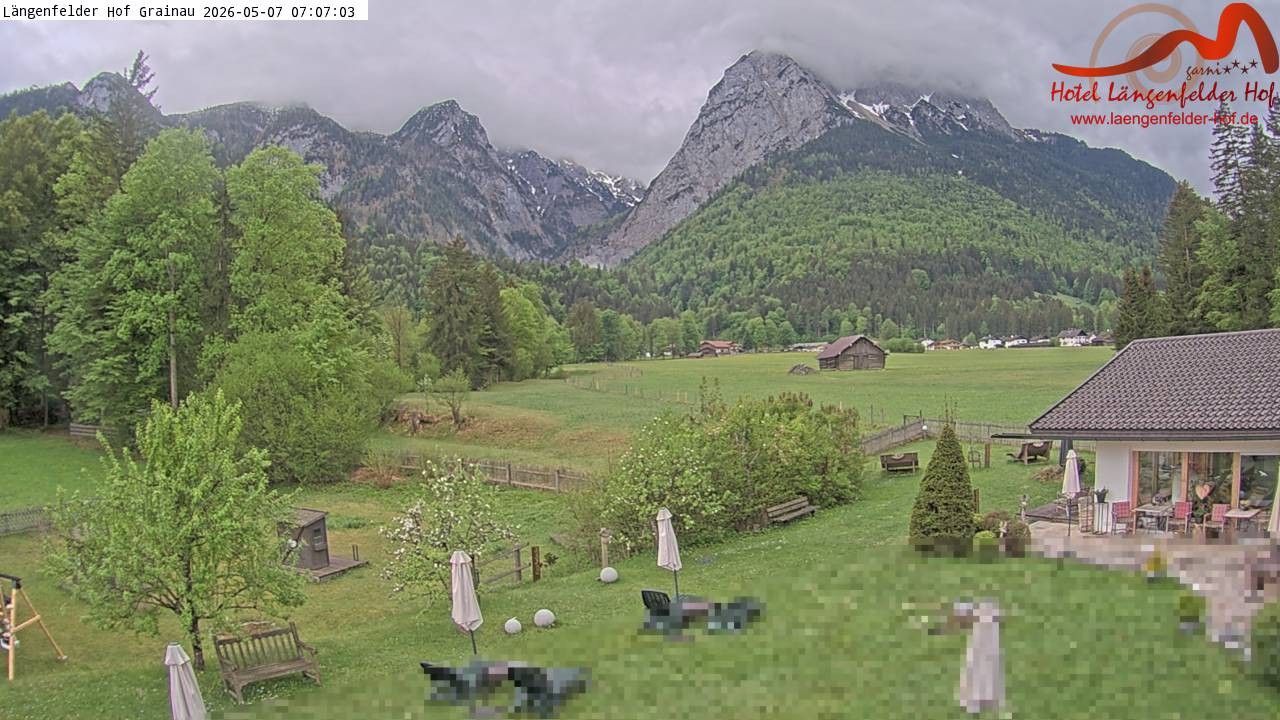 Archiv Foto Webcam Zugspitzdorf Grainau: Längenfelder Hof