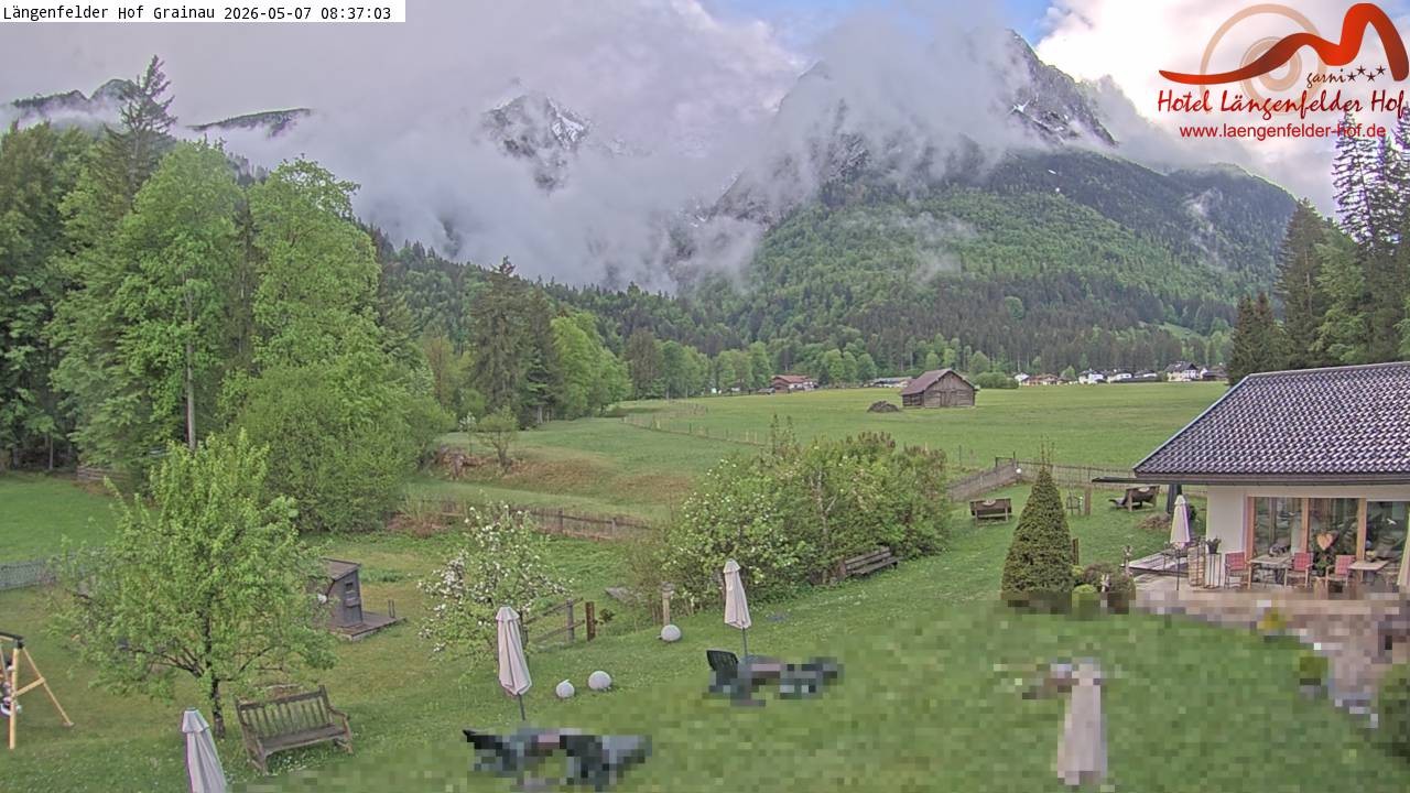 Archiv Foto Webcam Zugspitzdorf Grainau: Längenfelder Hof
