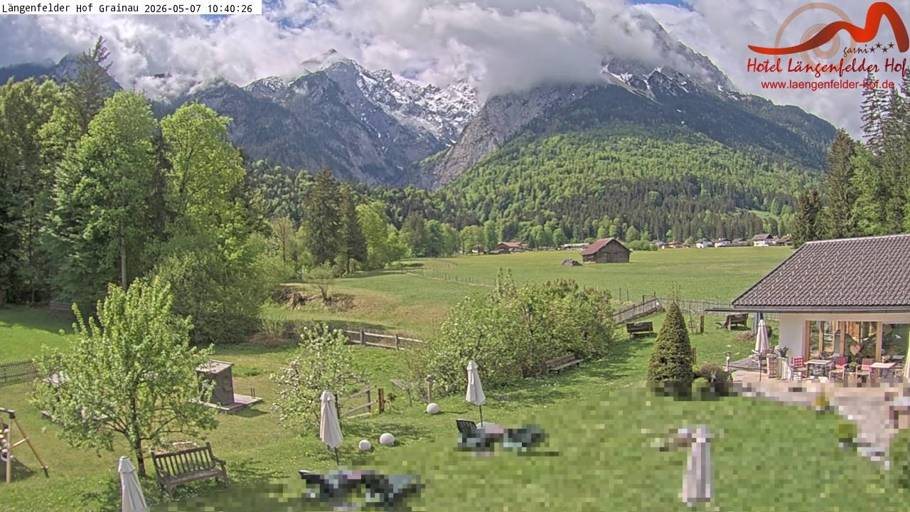 Archiv Foto Webcam Zugspitzdorf Grainau: Längenfelder Hof