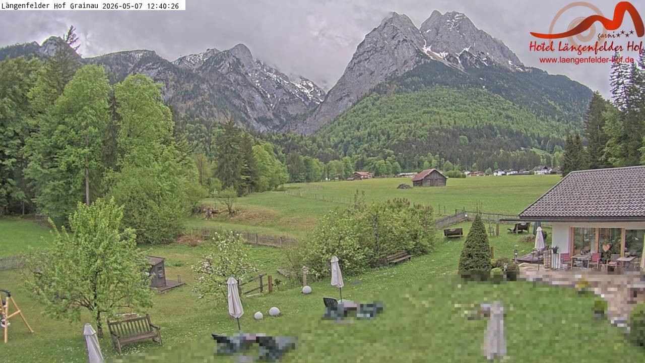 Archiv Foto Webcam Zugspitzdorf Grainau: Längenfelder Hof